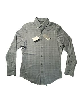 NEW Size S Mens Cremieux Signature Long Sleeve Button Shirt Albini Cotton White